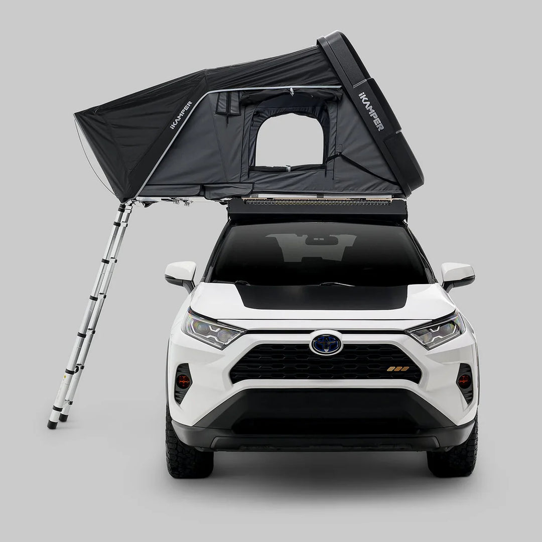 Durable rooftop tent hard shell case