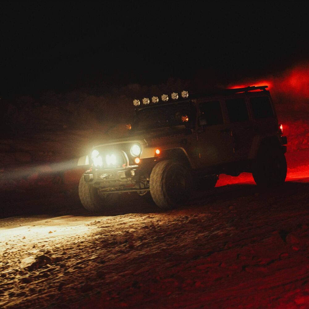 KC SlimLite 8 bumper mount lights