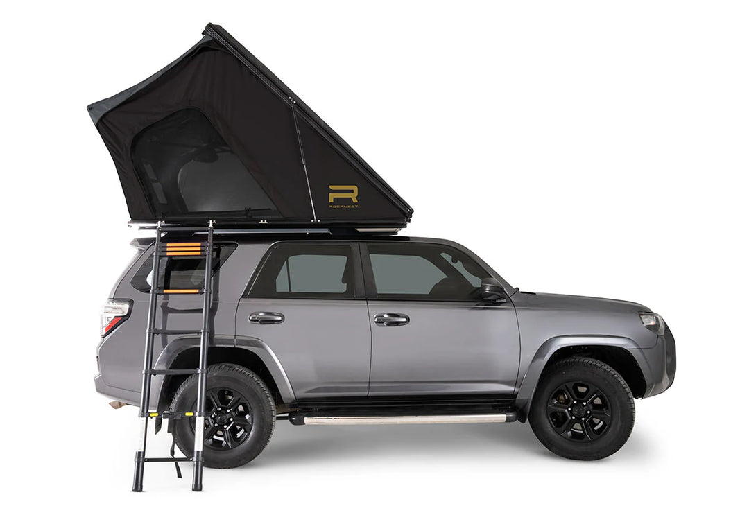 Roofnest tent mounted on vehicle roof