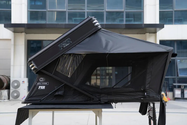 rooftop tent with panoramic windows