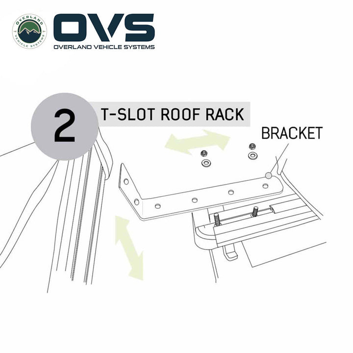 Truck bed camping awning LTE