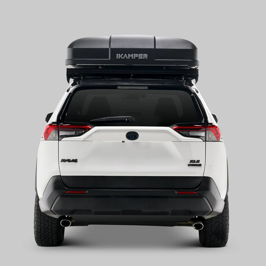 Rooftop tent with universal mounting kit