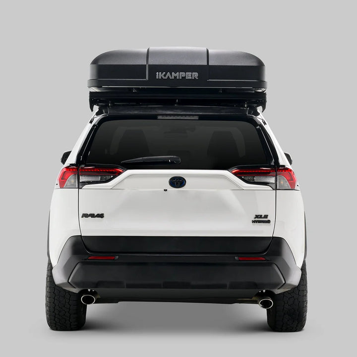 Rooftop tent with universal mounting kit
