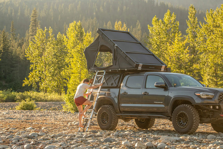 rooftop tent setup for outdoor adventure camping