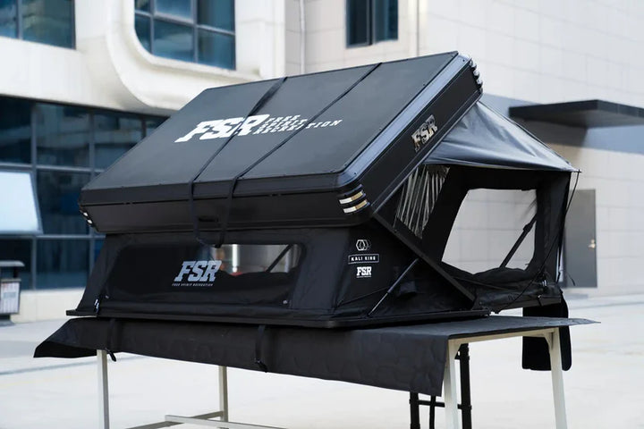 durable aluminum shell rooftop tent