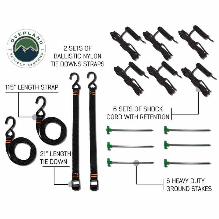 OVS 180 camping gear awning