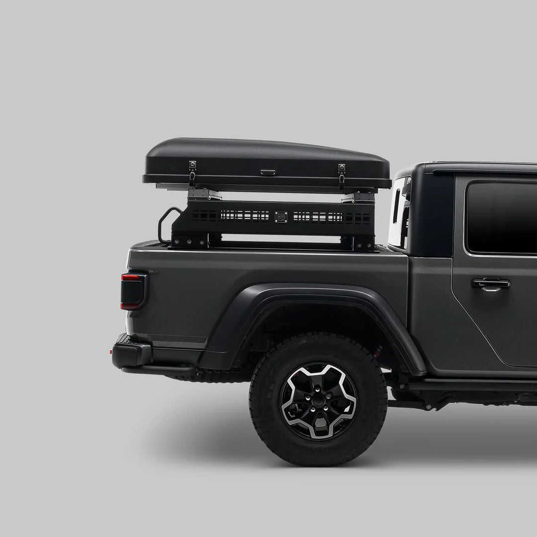 Rooftop tent with universal mounting kit