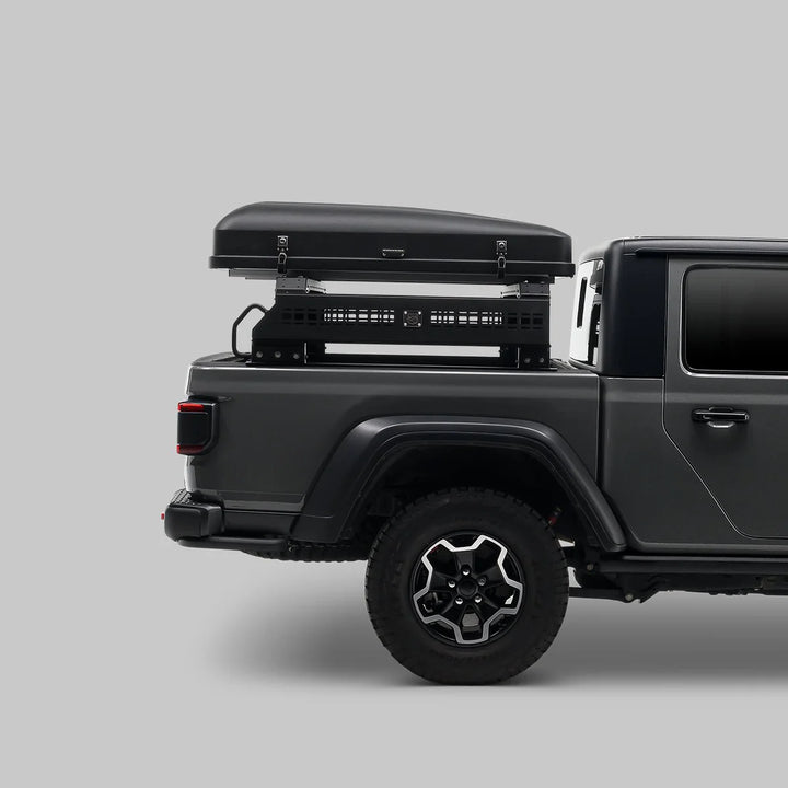 Rooftop tent with universal mounting kit