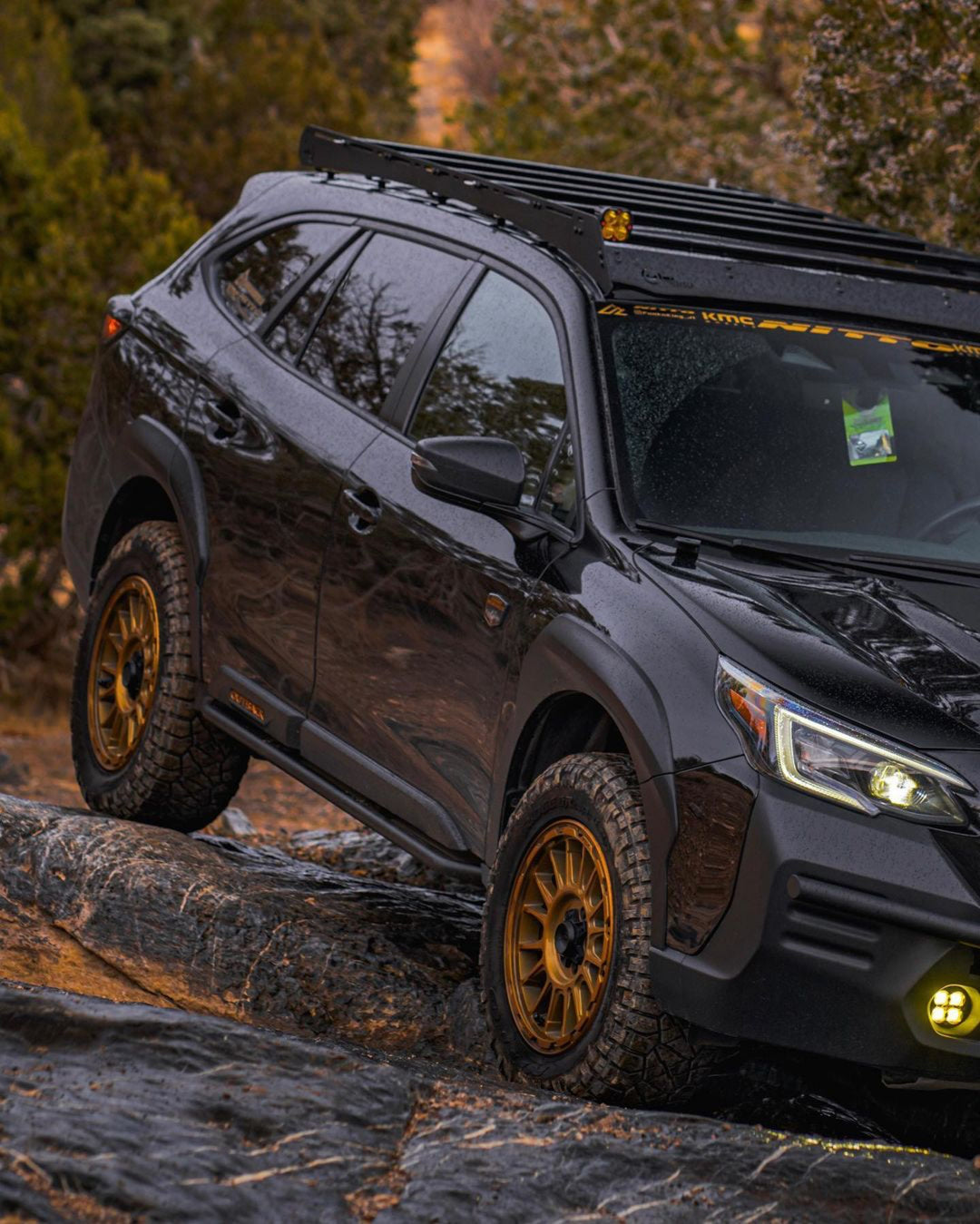 Steel rock sliders Subaru Outback