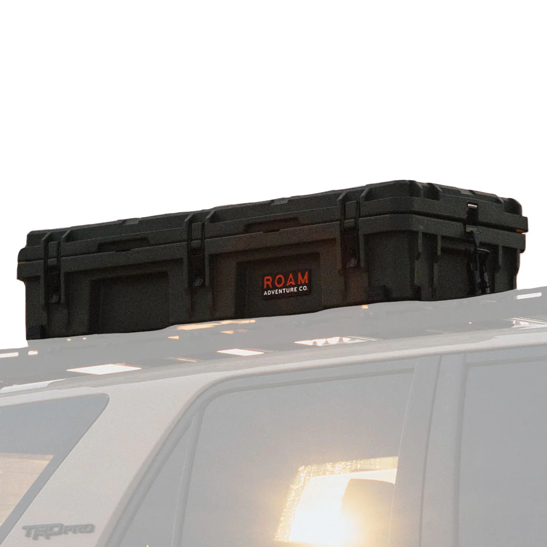Black rugged case rooftop mount