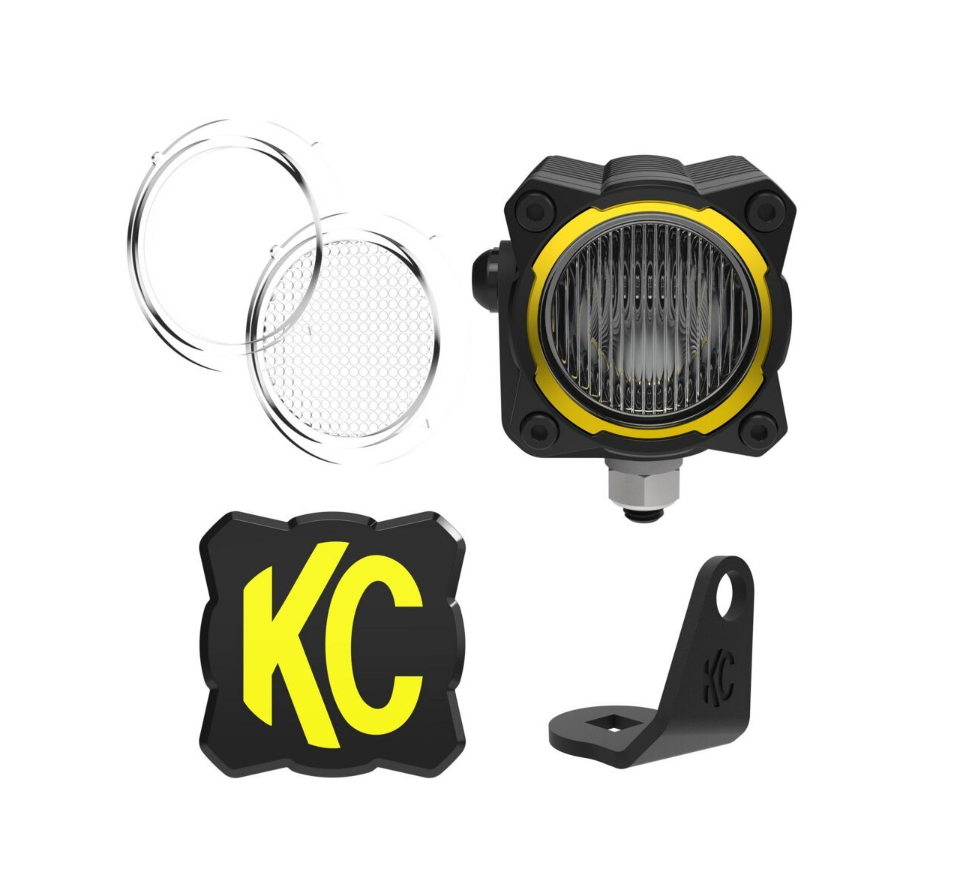 KC HiLiTES FLEX ERA 1 Single Master LED Pod Kit front view