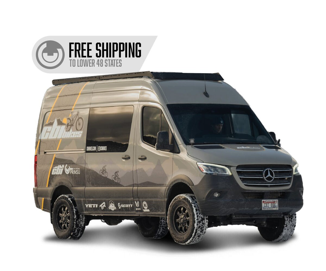 Mercedes Sprinter 144 roof rack system