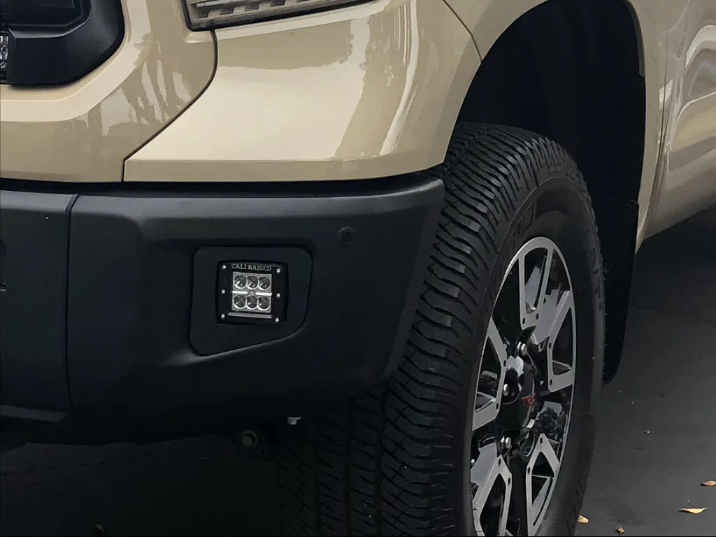 Cali Raised LED 2014-2021 Toyota Tundra LED Fog Light Pod Replacement Mounting Brackets