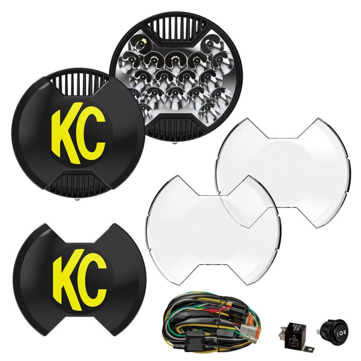 KC HiLiTES round LED light