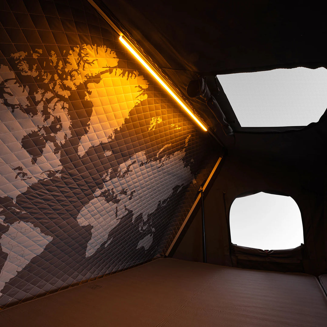 roof top tent inside iKamper Skycamp DLX & DLX Mini