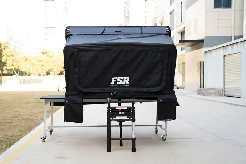 rooftop tent with dual entry points