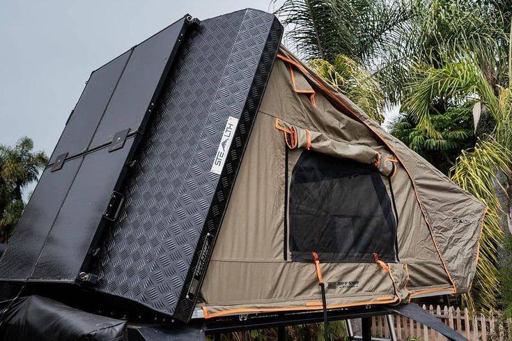 Vehicle-mounted aluminum camping tent