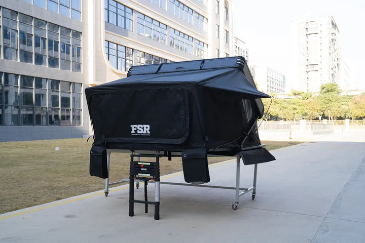 rooftop tent with insulated fabric body