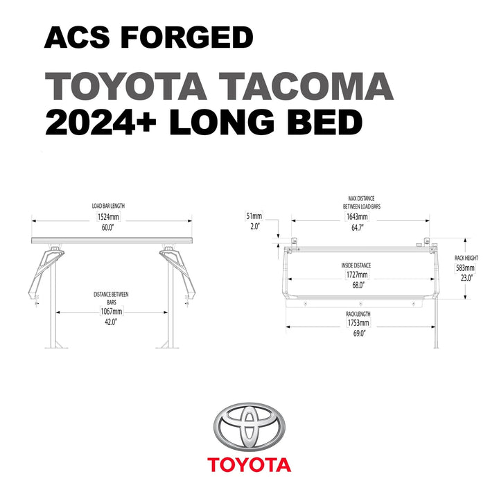 Heavy Duty Toyota Bed Rack
