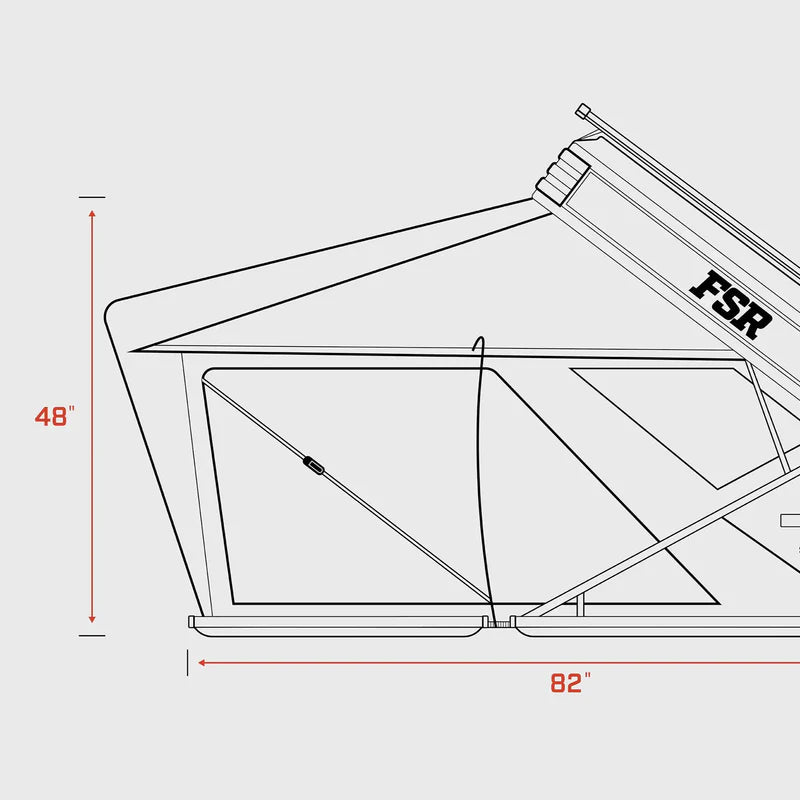 rooftop tent with integrated storage pockets