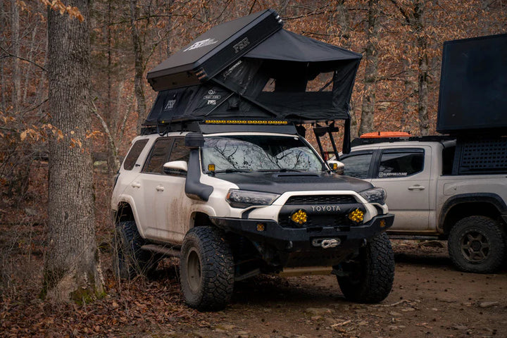 rooftop tent with memory foam mattress