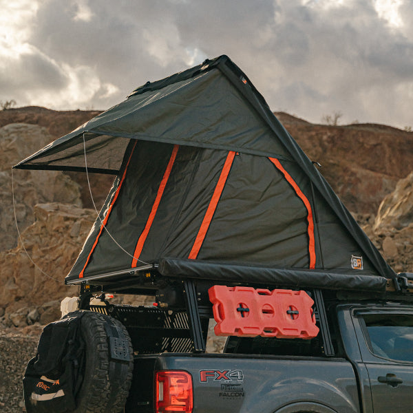 Packout roof tent camping gear