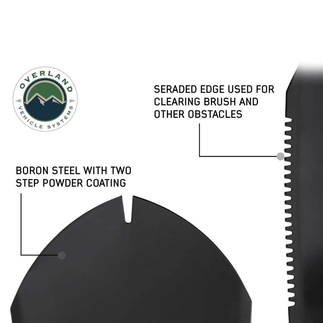 Overland Junction OVS Multi Functional Military Style Utility Shovel with Nylon Carrying Case