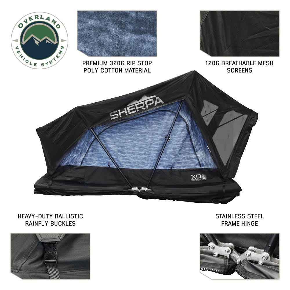 hybrid soft shell roof tent