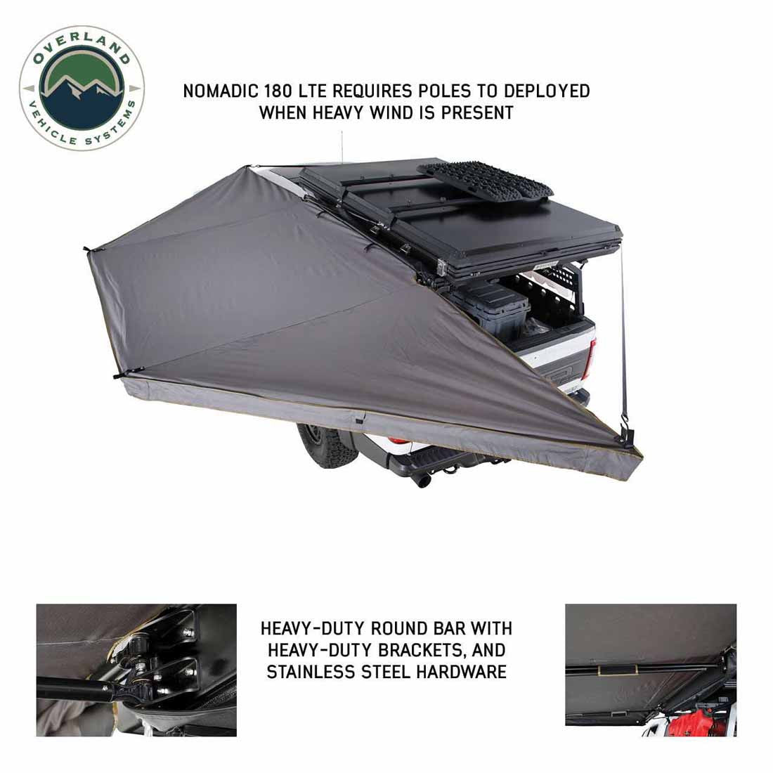 Overland Junction OVS HD Nomadic Awning 180 LTE