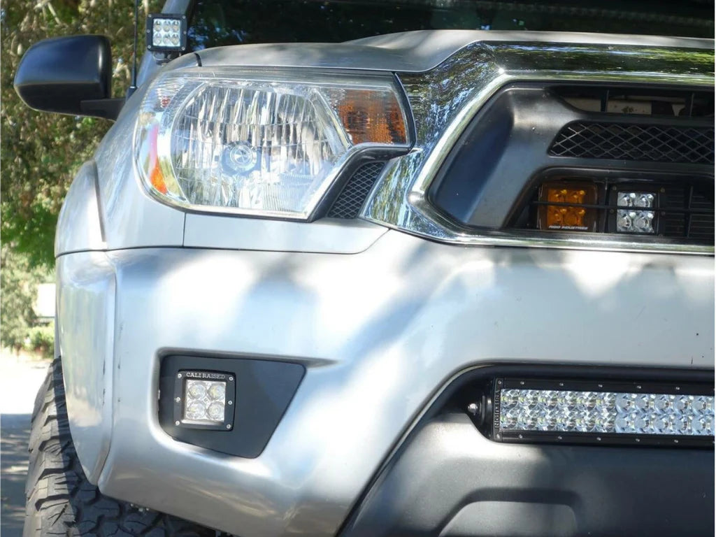 Overland Junction Cali Raised LED 2012-2015 Toyota Tacoma LED Fog Light Pod Replacement Mounting Brackets
