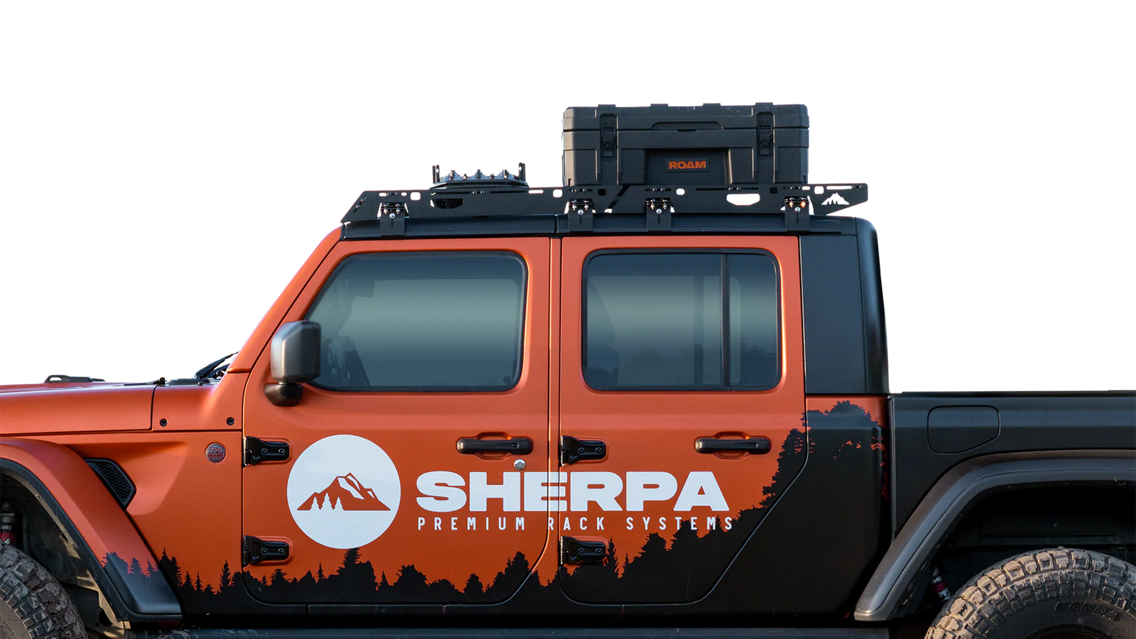 Overland Junction Sherpa Sunlight Roof Rack for Jeep Gladiator JT