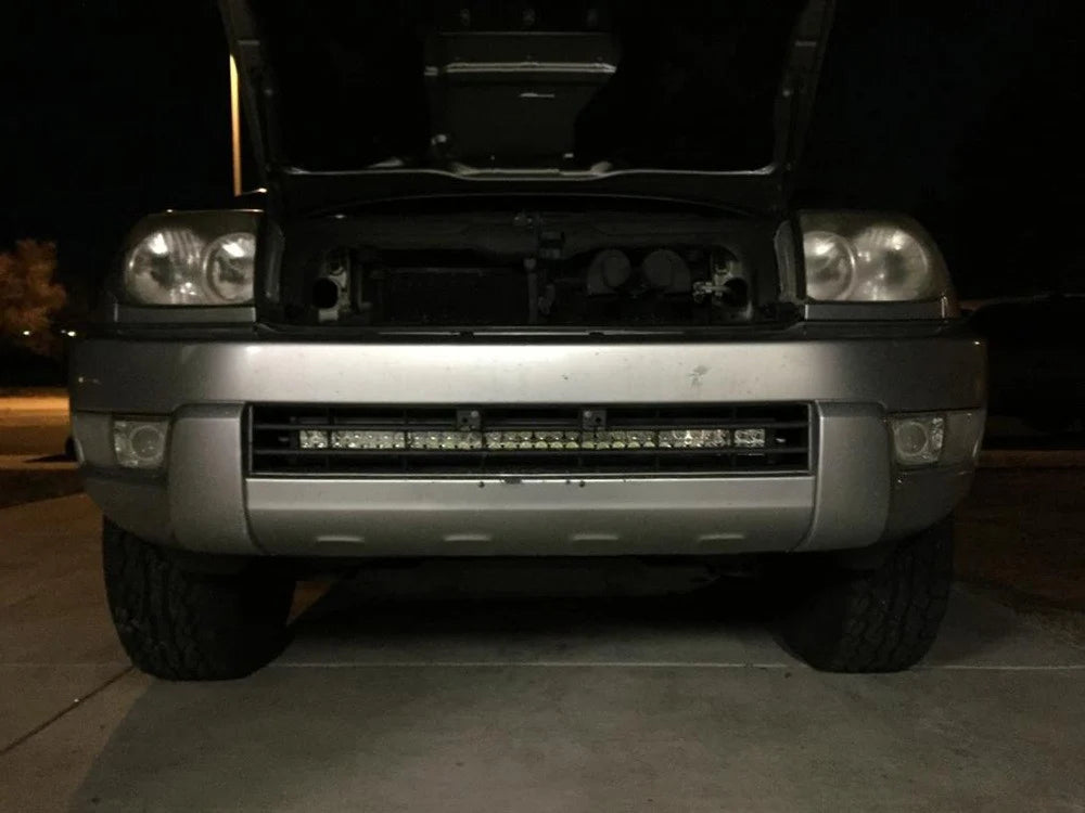 Overland Junction Cali Raised LED 2003-2009 Toyota 4Runner 32" Lower Bumper Hidden LED Light Bar Mounting Brackets