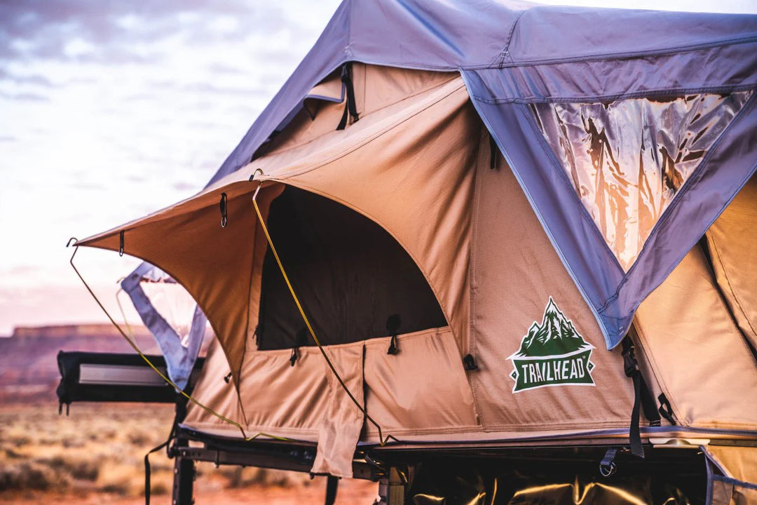 Sun protection rooftop tent