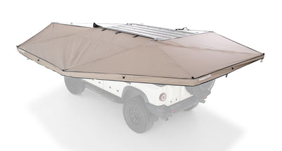 Batwing Awning with stow it