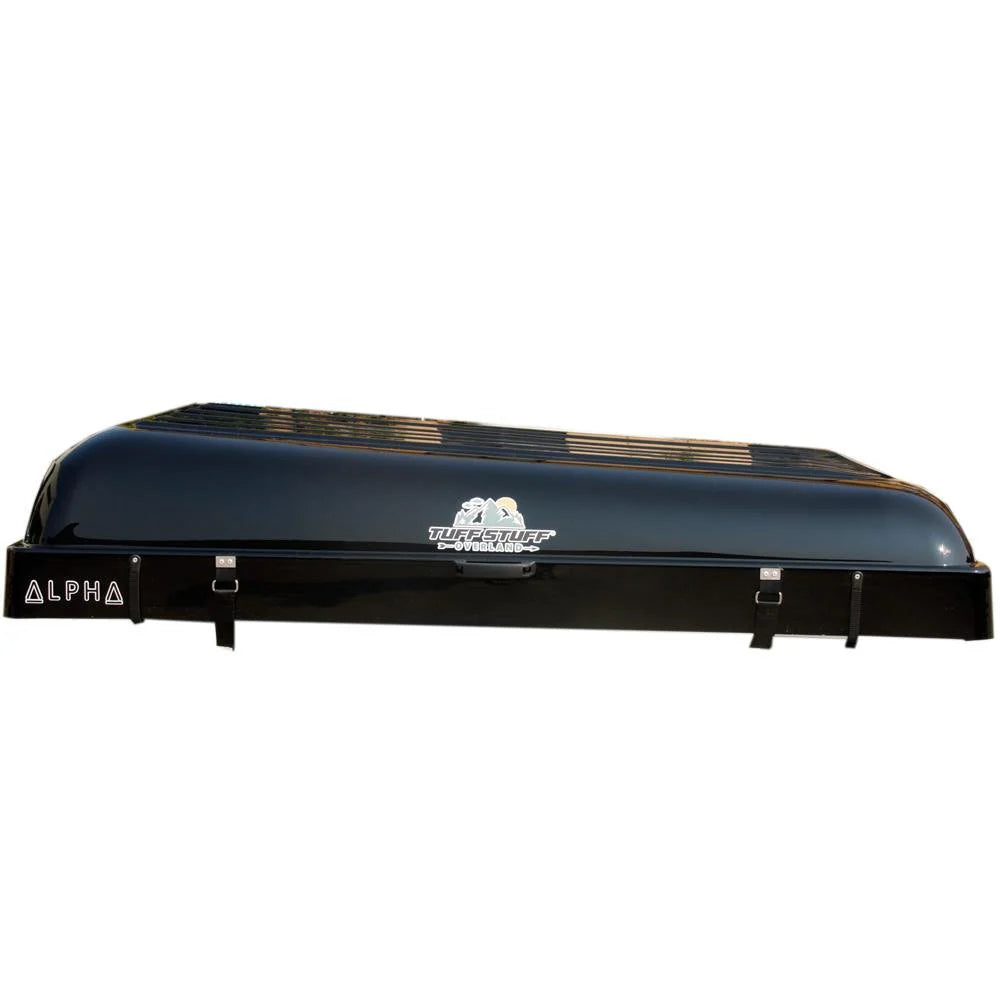 alpha tent Tuff Stuff Overland Alpha Hard Top Side Open Tent, Black, 4 Person