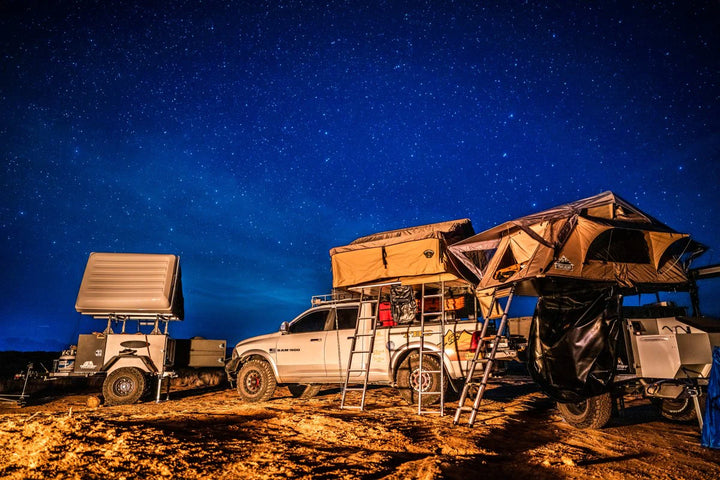 Trailhead camping shelter