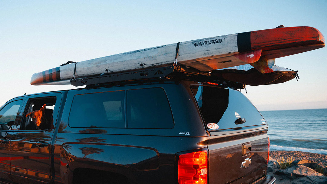 Pickup truck heavy duty roof rack