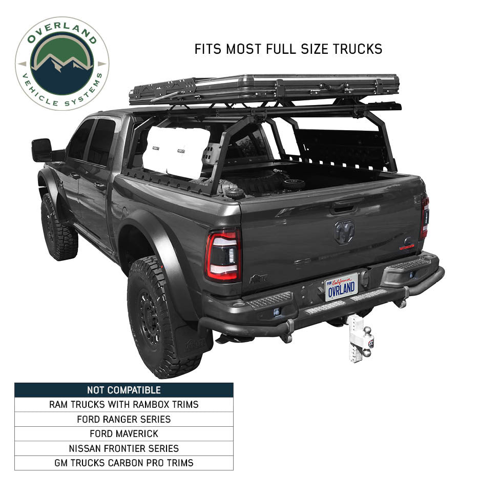 Overland Vehicle Systems rack on pickup truck