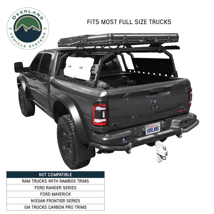 Overland Vehicle Systems rack on pickup truck