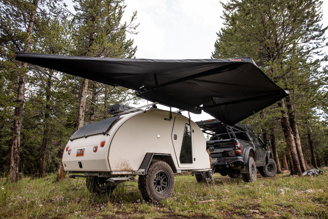 Side view of Roam ARC awning