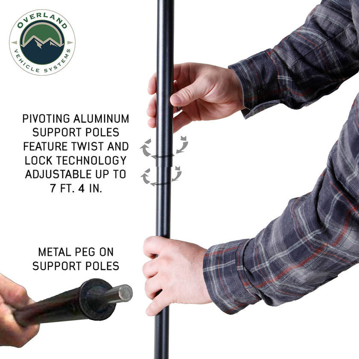 SUV 90 degree outdoor awning