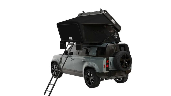 rooftop tent with weather resistant shell