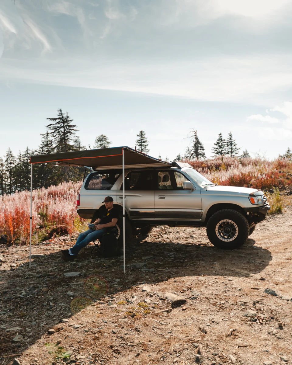 Portable awning and room system