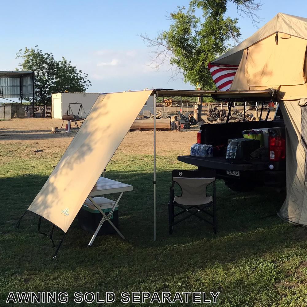 Durable shade wall awning 4.5