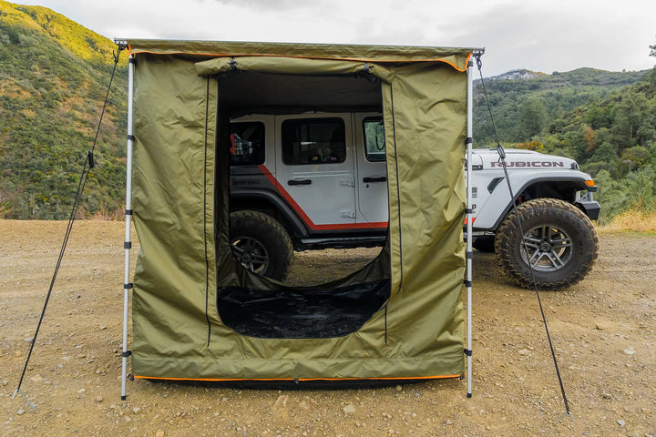 Adventure-ready awning room system