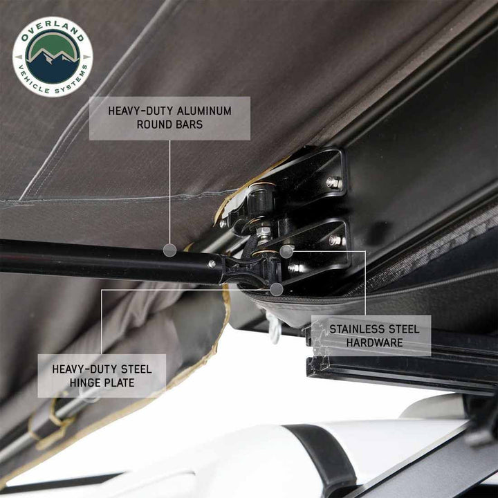 Side view of OVS Nomadic awning