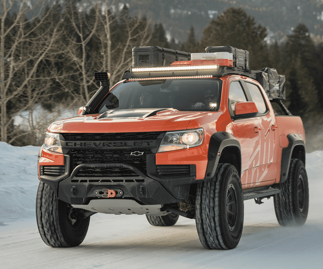 Adventure-ready Colorado roof rack