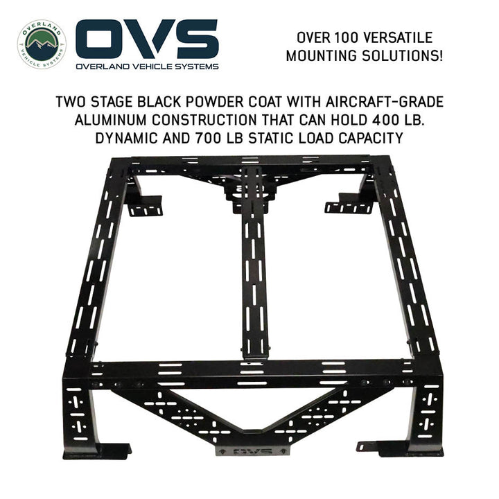 Universal rack for pickup trucks