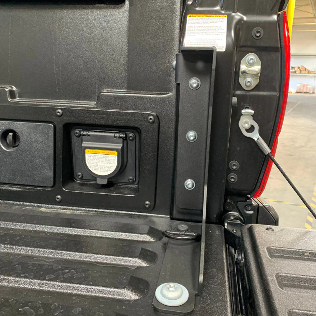 Truck bed support brackets