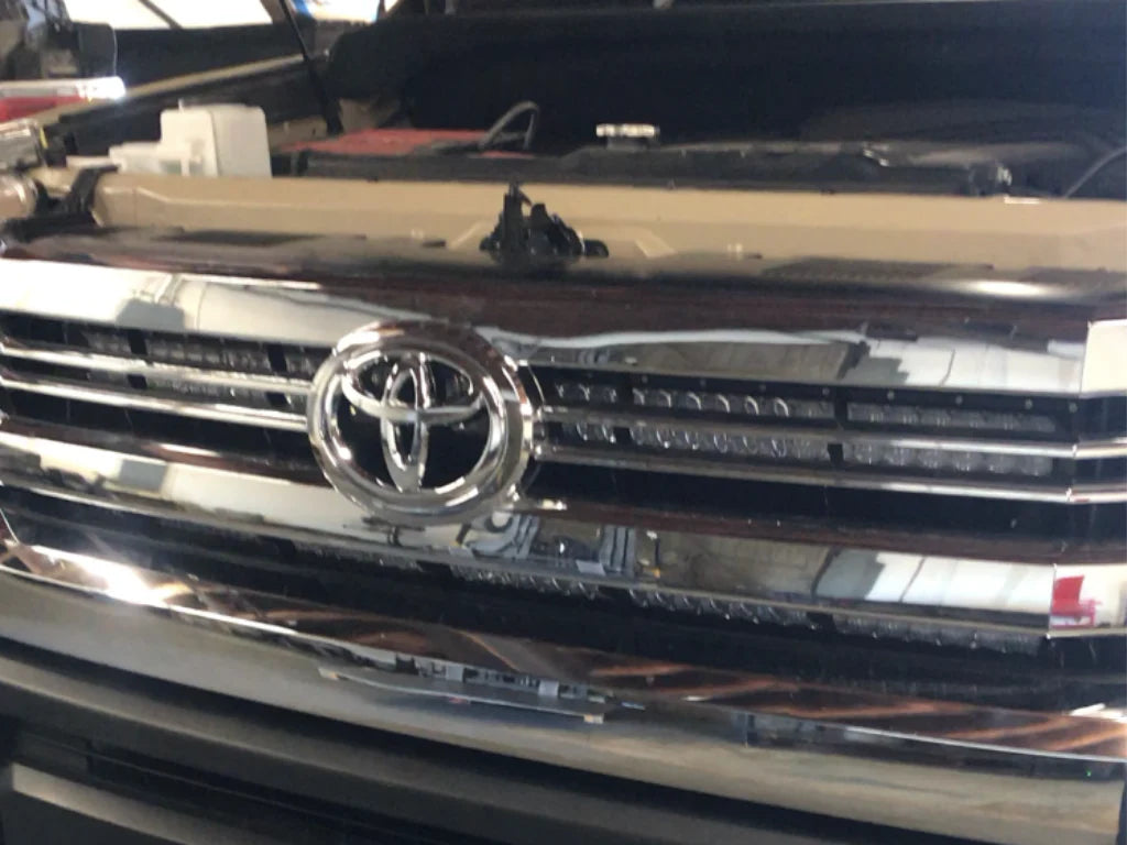 Hidden grille LED brackets